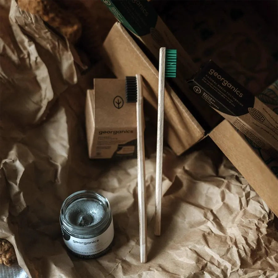 georganics ビーチウッドトゥースブラシ(BPAフリー) ソフト