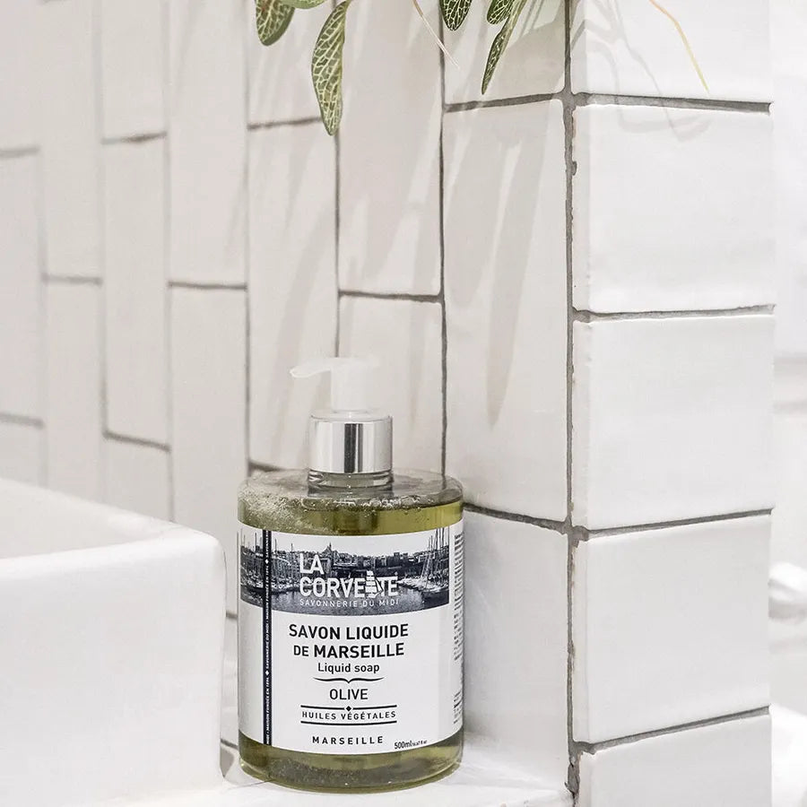 La Corvette お肌を優しく洗うハンド&ボディソープ サボン・リキッド 500mL オリーブ