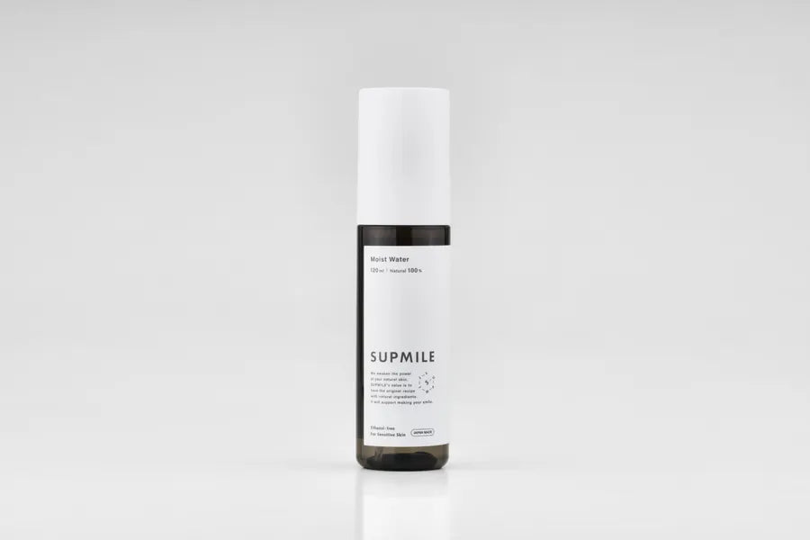 【SUPMILE】Vegan エタノールフリー・天然由来成分100％　モイストウォーター（化粧水） 120ml
