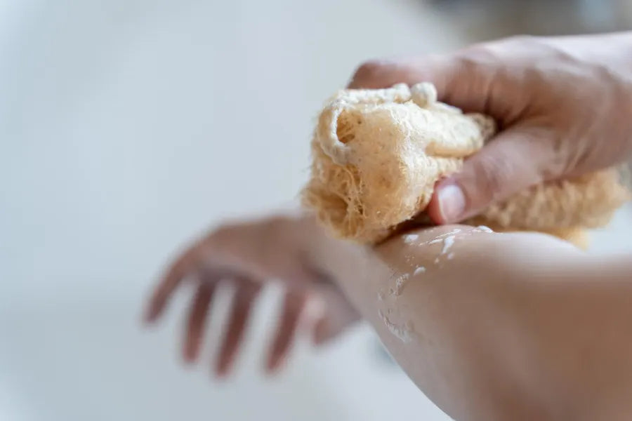 【切って使える万能スポンジ】天然へちまスポンジ　mana.