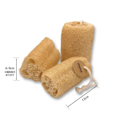 【切って使える万能スポンジ】天然へちまスポンジ　mana.