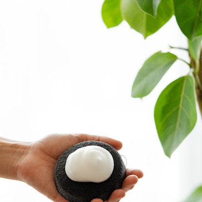 【毛穴や角質を優しくケア】天然こんにゃくスポンジ <グリーン> mana.