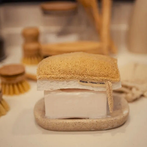 【地球に優しい】自然素材のキッチンスポンジ <3個セット> mana.