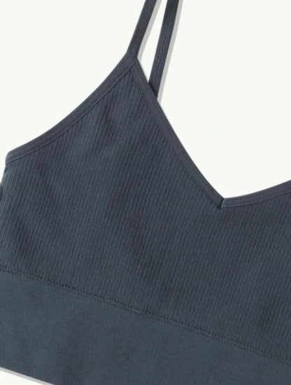 【BOODY（ブーディー）】LYOLYTE リブローバックブラ　ストーム（ダークグレー）Sサイズ