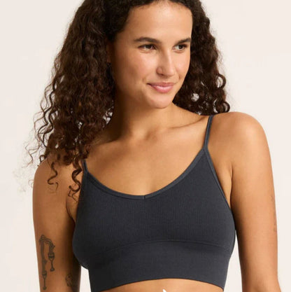 【BOODY（ブーディー）】LYOLYTE リブローバックブラ　ストーム（ダークグレー）Sサイズ