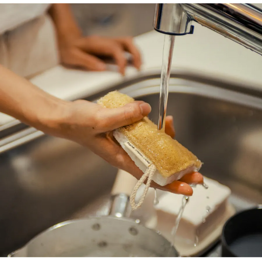 【地球に優しい】自然素材のキッチンスポンジ <3個セット> mana.