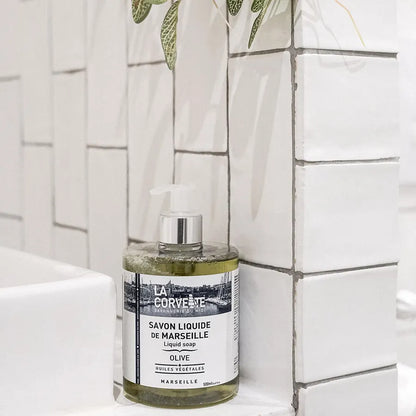 La Corvette お肌を優しく洗うハンド＆ボディソープ サボン・リキッド 500mL オリーブ