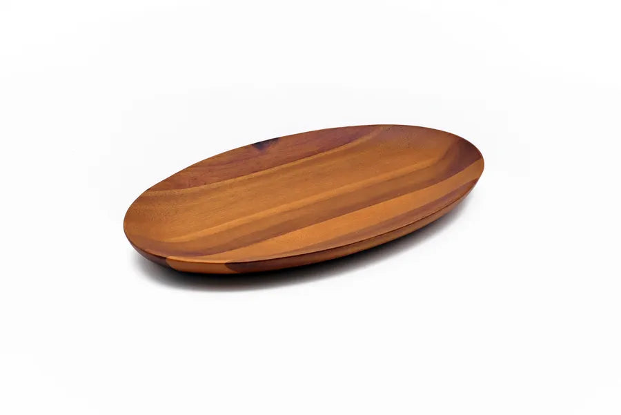アカシアプレート Oval 天然木 木製食器 ブラウン ワンプレート料理 オーバル 250