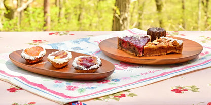 アカシアプレート Oval 天然木 木製食器 ブラウン ワンプレート料理 オーバル 250